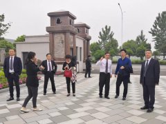 江苏盐城大丰福寿园领导来浙江E尊国际调研